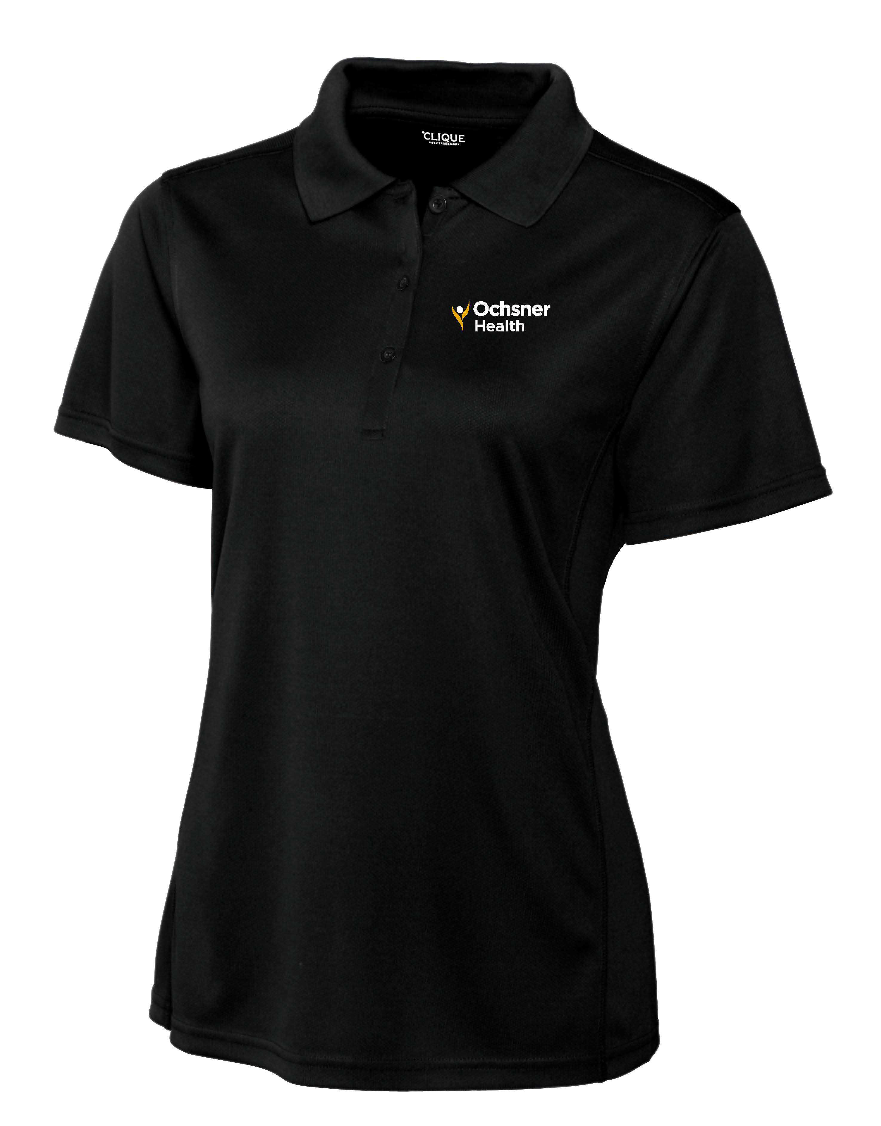 Clique Women's Ice Pique Polo, Black, large image number 1
